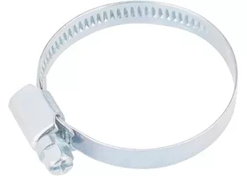 Хомуты из нержавеющей стали стандартное болтовое крепление 70-90 мм 25шт ширина 9мм ШУРУПЬ 45664 купить в Надыме