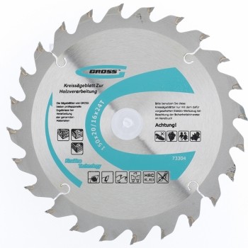 Пильный диск по дереву 150 x 20/16 x 24Т GROSS 73304 купить в Надыме