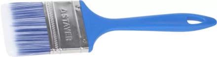 Кисть STAYER "MASTER" "АQUA" плоская для воднодисперсионных и акриловых ЛКМ, искусств щетина, пластмас ручка, 2,5"/63мм 01072-63 купить в Надыме