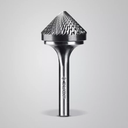 Зубр Твердосплавная борфреза K - зенкер с вершиной 90°, 25 х 12 мм (28809-25-12) купить в Надыме