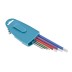 Набор ключей имбусовых TORX-TT T10-T50 магнит S2 экстра-длинные хром/краска 9 шт Gross 16402 купить в Надыме