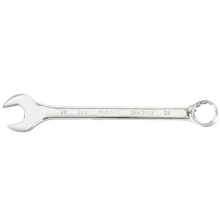 Ключ комбинированный 28 мм CrV полированный хром Matrix 15173 купить в Надыме