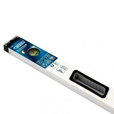 Уровень алюминиевый 1000 мм усиленный рукоятки фрезерованный 3 глазка магнитный Gross 34372 купить в Надыме