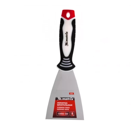 Шпательная лопатка из нержавеющей стали 80 мм трехкомпонентная ручка Matrix 85534 купить в Надыме