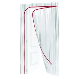 Пленочная дверь на молнии типа L 220x120cm с малярной лентой 2,5смх10м Matrix 88758