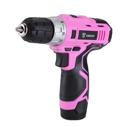 Дрель аккумуляторная DEKO GCD12DU3 PINK SET2 + оснастка 13 шт, 063-4171 купить в Надыме
