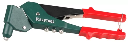 Заклепочник поворотный 360°, KRAFTOOL "RX-7" 31176, для заклёпок d=2,4-4,8 мм - алюминий и сталь, d=2,4-4,0 - нерж сталь, литой корпус 31176 купить в Надыме