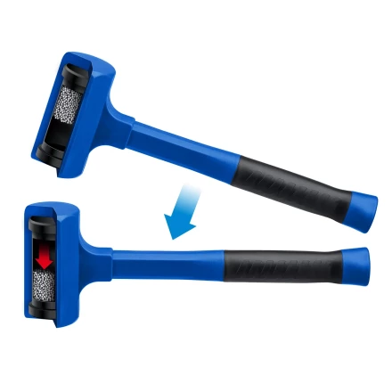 ЗУБР БМО, 47 мм, 680 г, безынерционный молоток, Профессионал (2049-680) купить в Надыме