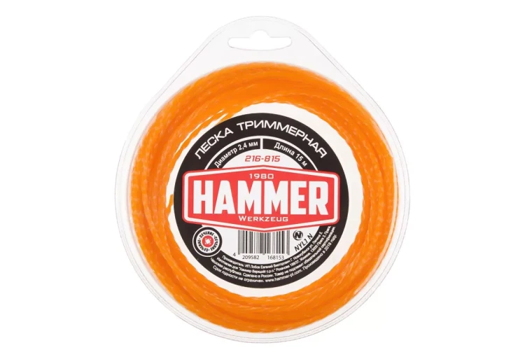 Леска для триммеров HAMMER 216-815 купить в Надыме
