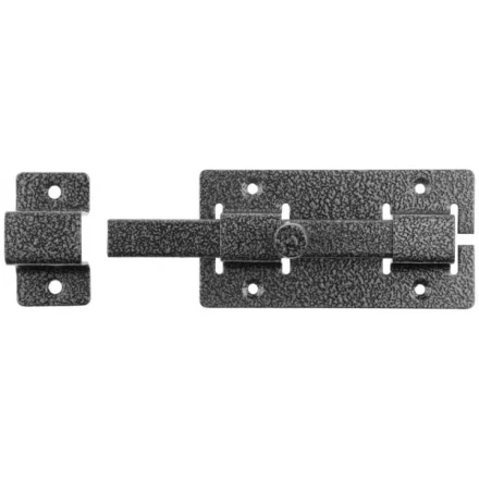 Задвижка накладная"ЗД-06"для дверей усиленная, порошковое покрытие, цвет серебро, квадратный засов 15х145х15мм, 60х145мм 37786-6 купить в Надыме