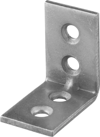 ЗУБР УМ-1.5, 25 x 25 x 17 x 1.5 мм, белый цинк, узкий мебельный уголок (31032-25) купить в Надыме