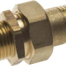 Соединитель GENERAL FITTINGS прямой с накидной гайкой, латунь, ш/ш, 1/2" 51037-S/S-1/2 купить в Надыме
