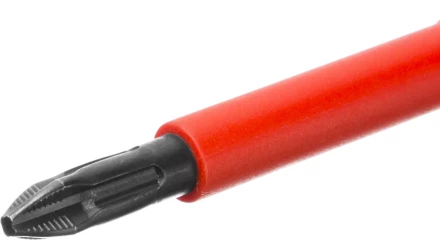 Отвертка KRAFTOOL, высоковольтная, Cr-Mo-V стержень, двухкомпонент. маслобензостойкая рукоятка, PH №2, 100мм 250084-2-100 купить в Надыме