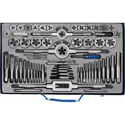 Набор метчиков и плашек ЗУБР "ПРОФЕССИОНАЛ", сталь Р6М5, 65 предметов 28110-H65 купить в Надыме