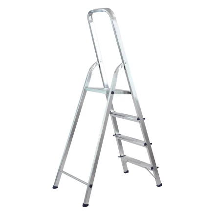 Стремянка усиленная MTX 9771377, 4 ступени, алюминиевая, Россия купить в Надыме