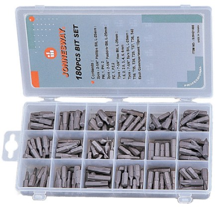 Комплект вставок под 1/4&quot;DR 18 видов по 10 штук S29H2180S Jonnesway 47464 купить в Надыме