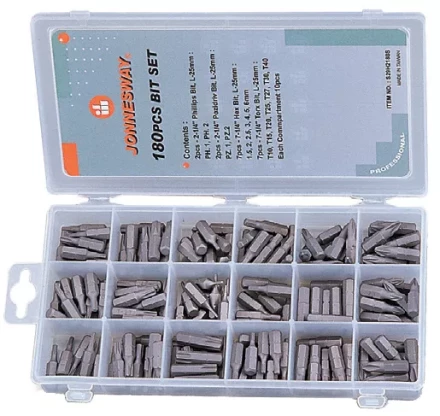 Комплект вставок под 1/4"DR 18 видов по 10 штук S29H2180S Jonnesway 47464 купить в Надыме