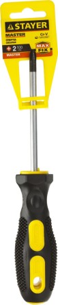 Отвертка STAYER &quot;MASTER&quot;, двухкомпонентная рукоятка, магнитный наконечник, PH2x100мм 2510-2-10_z01 купить в Надыме