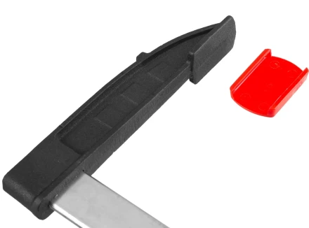 Струбцина ЗУБР "МАСТЕР", тип "F", пластмассовая ручка, стальная закаленная рейка, 80х300мм 32150-080-300 купить в Надыме