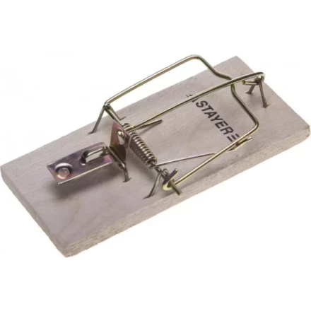 Мышеловка STAYER "STANDARD", деревянное основание, малая 40501-S купить в Надыме