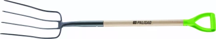 Вилы 4-рогие Palisad, сенные, кованые, 210х340х1260 мм, деревянный лакированный черенок, 61393 купить в Надыме