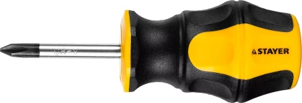 Отвертка STAYER "MASTER" "HERCULES", Сr-V, противоскользящая рукоятка, PH1x38мм 25052-38-1_z02 купить в Надыме