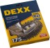 DEXX. Щетка дисковая для УШМ, витая стальная латунированная проволока 0,3мм, 175ммх22мм 35101-175 купить в Надыме
