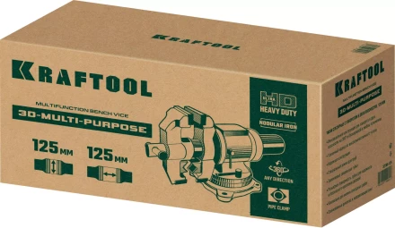 Тиски KRAFTOOL 3D Multi-Purpose 32706-125 купить в Надыме