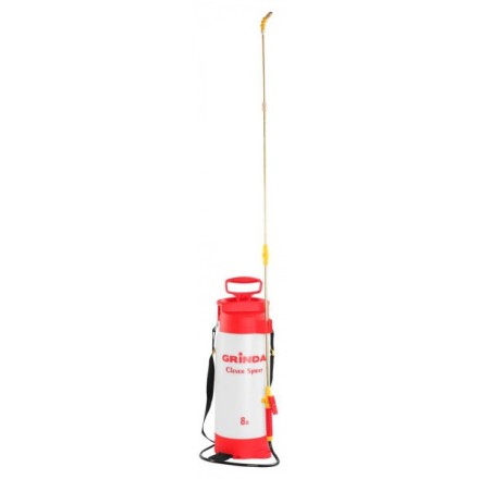 Опрыскиватель GRINDA садовый &quot;Clever Spray&quot;, 8 л, с латунным  телескоп. удлинителем и упорами для ног 8-425158_z01 купить в Надыме