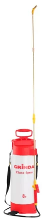 Опрыскиватель GRINDA садовый "Clever Spray", 8 л, с латунным  телескоп. удлинителем и упорами для ног 8-425158_z01 купить в Надыме