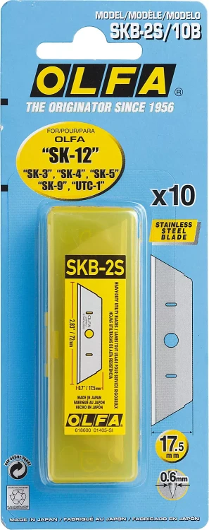 Лезвие OLFA, трапециевидное для SK-12 OL-SKB-2S/10B купить в Надыме