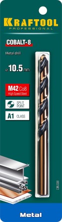 Сверло по металлу HSS-Co 29656-10.5 купить в Надыме