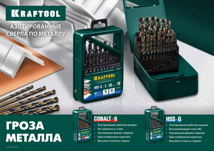 Сверло по металлу HSS-Co 29656-10.5 купить в Надыме