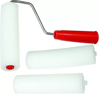 Набор: валик "ПОРОЛОН" с ручкой + 2 шубки 100 мм D валика - 42 мм  Россия 80445 купить в Надыме