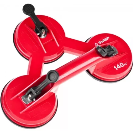 ЗУБР "МАСТЕР". Стеклодомкрат пластмассовый, тройной, 100кг 33724-3 купить в Надыме