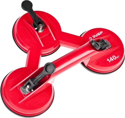 ЗУБР "МАСТЕР". Стеклодомкрат пластмассовый, тройной, 100кг 33724-3 купить в Надыме