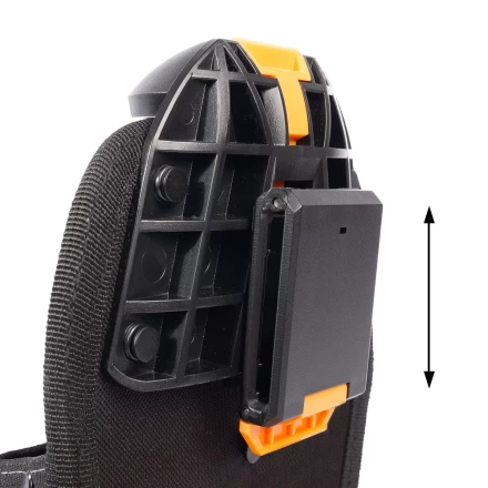 Быстросъемная поясная сумка модульного типа на клипсе с широким держателем КВТ СМ-08 (91981) купить в Надыме