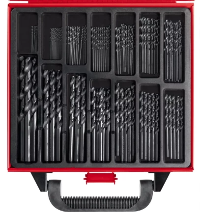 ЗУБР 99 шт, (1-10 мм), сталь Р4М2, класс В, мет.бокс, набор сверл по металлу (29605-H99) купить в Надыме