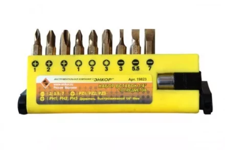 Набор вставок 1/4 10 предметов 19823 купить в Надыме