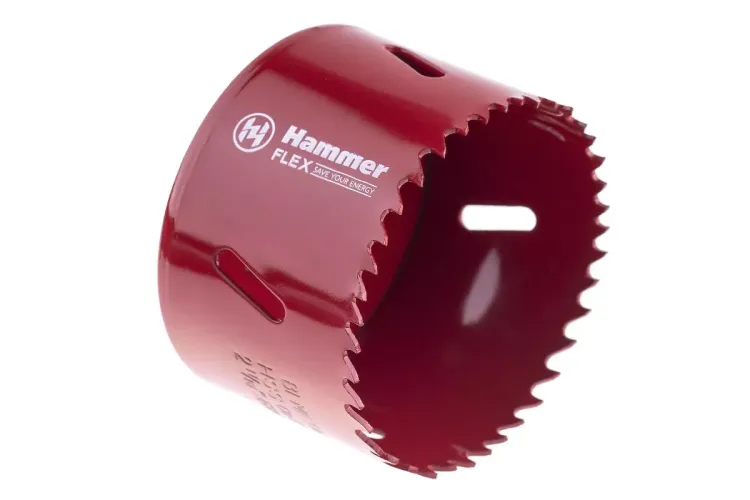 Коронка биметаллическая HAMMER Ф68х38мм 5/8" BiMETALL (224-013) купить в Надыме