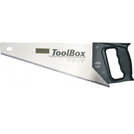 Ножовка по дереву компактная (пила) TOOLBOX 350 мм, 11/12 TPI, зуб универсальный, наклонный, KRAFTOOL 15012-35 купить в Надыме