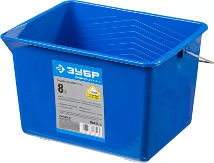 Ведро ЗУБР "ПРОФЕССИОНАЛ" малярное пластмассовое, 8л 0609-08_z01 купить в Надыме