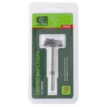 Сверло Форстнера по дереву 32 мм цилиндрический хвостовик СИБРТЕХ 704832 купить в Надыме