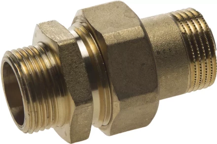 Соединитель GENERAL FITTINGS прямой с накидной гайкой, латунь, ш/ш, 3/4" 51037-S/S-3/4 купить в Надыме