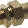 Соединитель GENERAL FITTINGS прямой с накидной гайкой, латунь, ш/ш, 3/4" 51037-S/S-3/4 купить в Надыме