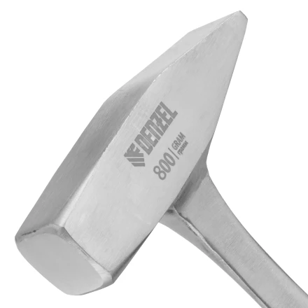 Молоток слесарный 800 г Denzel 10405, цельнометаллический, двухкомпонентная рукоятка купить в Надыме