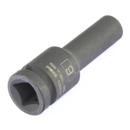 Головка ударная удлиненная шестигранная 9 мм 1/2" CrMo  Stels 13933 купить в Надыме