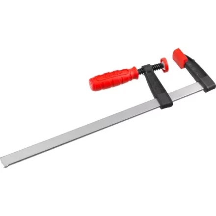 Струбцина ЗУБР "МАСТЕР", тип "F", пластмассовая ручка, стальная закаленная рейка, 50х250мм 32150-050-250 купить в Надыме