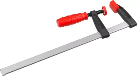 Струбцина ЗУБР "МАСТЕР", тип "F", пластмассовая ручка, стальная закаленная рейка, 50х250мм 32150-050-250 купить в Надыме