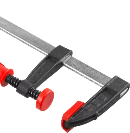 Струбцина ЗУБР "МАСТЕР", тип "F", пластмассовая ручка, стальная закаленная рейка, 50х250мм 32150-050-250 купить в Надыме